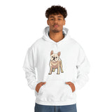 French Bulldog Unisex Heavy Blend Hooded Sweatshirt, S - 5XL, 12 Colors, FREE Shipping, Made in USA!!