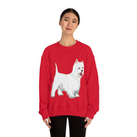 West Highland White Terrier Unisex Heavy Blend™ Crewneck Sweatshirt, S - 5XL, Cotton/Polyester, FREE Shipping, Made in USA!!