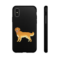 Golden Retriever Cell Phone Cases, Samsung, iPhone, Google, Impact Resistant, Dual Layer for Protection, FREE Shipping, Made in USA!!