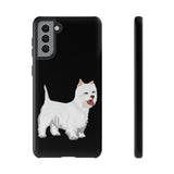 West Highland White Terrier Tough Cell Phone Cases, Impact Resistant, Matte or Glossy, FREE Shipping, Made in USA!!