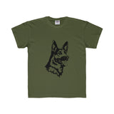 German Shepherd Kids Regular Fit Tee