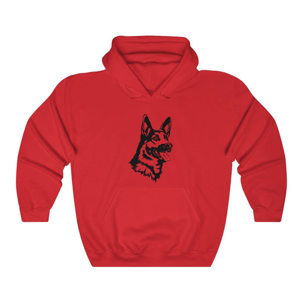 German Shepherd Unisex Heavy Blend Hooded Sweatshirt, S - 5XL, Cotton/Polyester, FREE Shipping, Made in USA!!