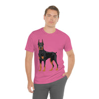 Doberman Pinscher Unisex Jersey Short Sleeve Tee