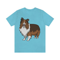 Shetland Sheepdog Unisex Jersey Short Sleeve Tee