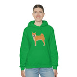 Shiba Inu Unisex Heavy Blend™ Hooded Sweatshirt, S -5XL, 12 Colors, Cotton/Polyester, Medium Heavy Fabric, FREE Shipping, Made in USA!!