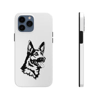 German Shepherd Case Mate Tough Phone Cases, Over 30 Sizes, Impact Resistant, Rubber Liner, FREE Shipping, Made in USA!!