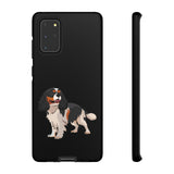 Tricolor Cavalier King Charles Spaniel Tough Cell Phone Cases, Glossy/Matte, Google, Samsung, iPhone, FREE Shipping, Made in USA!!