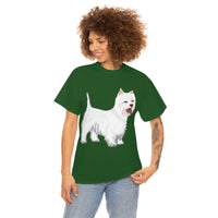 West Highland White Terrier Unisex Heavy Cotton Tee, S - 5XL, Cotton, FREE Shipping, Made in USA!!