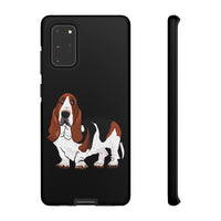 Basset Hound Tough Cases, 33 Sizes, Google, Samsung, iPhone, Matte or Glossy, Impact Resistant, Dual Layer Case, FREE Shipping, Made in USA!!