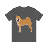 Shiba Inu Unisex Jersey Short Sleeve Tee, S - 3XL, 16 Colors, 100% Cotton, Light Fabric, FREE Shipping, Made in USA!!