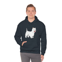 West Highland White Terrier Unisex Heavy Blend™ Hooded Sweatshirt, S - 5XL, Cotton/Polyester, FREE Shipping, Made in USA!!