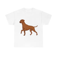 Rhodesian Ridgeback Unisex Heavy Cotton Tee, S - 5XL, 12 Colors, Cotton, Medium Fabric, FREE Shipping, Made in USA!!