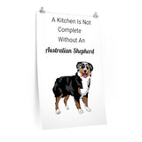 Australian Shepherd Premium Matte vertical posters, Multiple Sizes, Matte Finish, FREE Shipping, Made in USA!!