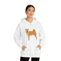 Shiba Inu Unisex Heavy Blend™ Hooded Sweatshirt, S -5XL, 12 Colors, Cotton/Polyester, Medium Heavy Fabric, FREE Shipping, Made in USA!!