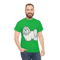 Maltese Unisex Heavy Cotton Tee, S - 5XL, 12 Colors, 100% Cotton, Medium Fabric, FREE Shipping, Made in USA!!