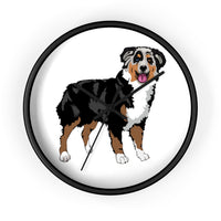 Australian Shepherd Wall clock