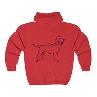 Labrador Retriever Hoodies, Unisex Heavy Blend™ Full Zip Hooded Sweatshirt