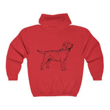 Labrador Retriever Hoodies, Unisex Heavy Blend™ Full Zip Hooded Sweatshirt