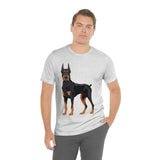 Doberman Pinscher Unisex Jersey Short Sleeve Tee