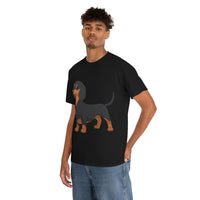 Dachshund Unisex Heavy Cotton Tee, S - 5XL, 12 Colors, Light Fabric, FREE Shipping, Made in USA!!