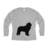 Newfoundland Women's Long Sleeve Performance V-neck Tee