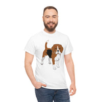 Beagle Unisex Heavy Cotton Tee, Made in the USA!!