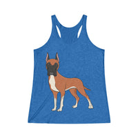 Great Dane Women's Tri-Blend Racerback Tank