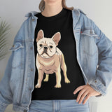 French Bulldog Unisex Heavy Cotton Tee, S - 5XL, 12 Colors, Light Fabric, FREE Shipping, Made in USA!!