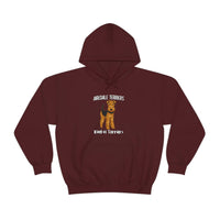 Airedale Terrier Unisex Heavy Blend Hooded Sweatshirt, S - 5XL, 12 Colors, Cotton/Polyester, FREE Shipping, Made in USA!!