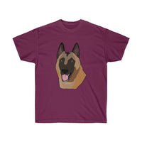 Belgian Malinois Unisex Ultra Cotton Tee, Short Sleeve, T Shirt, Men, Women, Made in USA!!