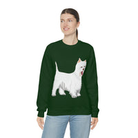 West Highland White Terrier Unisex Heavy Blend™ Crewneck Sweatshirt, S - 5XL, Cotton/Polyester, FREE Shipping, Made in USA!!