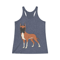 Great Dane Women's Tri-Blend Racerback Tank