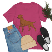 Rhodesian Ridgeback Unisex Jersey Short Sleeve Tee, S - 3XL, 16 Colors, Light Fabric Cotton, FREE Shipping, Made in USA!!