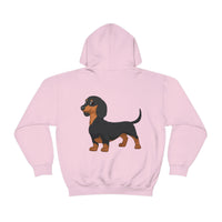Dachshund Unisex Heavy Blend™ Hooded Sweatshirt, S - 5XL, 13 Colors, Cotton/Polyester, FREE Shipping, Made in USA!!