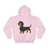 Dachshund Unisex Heavy Blend™ Hooded Sweatshirt, S - 5XL, 13 Colors, Cotton/Polyester, FREE Shipping, Made in USA!!