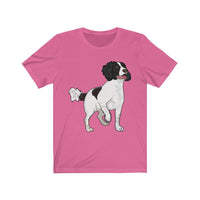 English Springer Spaniel Unisex Jersey Short Sleeve Tee, S - 3XL, 17 Colors, Light Fabric, Made in the USA!!