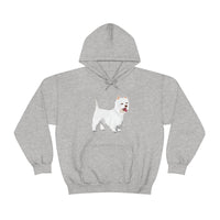 West Highland White Terrier Unisex Heavy Blend™ Hooded Sweatshirt, S - 5XL, Cotton/Polyester, FREE Shipping, Made in USA!!