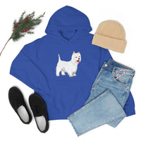 West Highland White Terrier Unisex Heavy Blend™ Hooded Sweatshirt, S - 5XL, Cotton/Polyester, FREE Shipping, Made in USA!!
