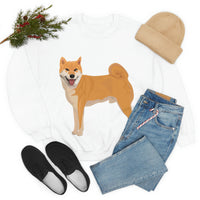 Shiba Inu Unisex Heavy Blend™ Crewneck Sweatshirt, S - 3XL, 6 Colors, Cotton/Polyester, Medium Heavy Fabric, FREE Shipping, Made in USA!!