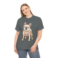 French Bulldog Unisex Heavy Cotton Tee, S - 5XL, 12 Colors, Light Fabric, FREE Shipping, Made in USA!!