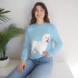 West Highland White Terrier Unisex Heavy Blend™ Crewneck Sweatshirt, S - 5XL, Cotton/Polyester, FREE Shipping, Made in USA!!