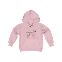 Labrador Retriever Boys Hoodies, Kids Heavy Blend Hooded Sweatshirt