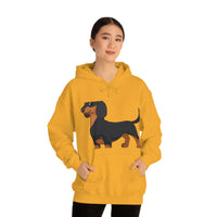 Dachshund Unisex Heavy Blend™ Hooded Sweatshirt, S - 5XL, 13 Colors, Cotton/Polyester, FREE Shipping, Made in USA!!