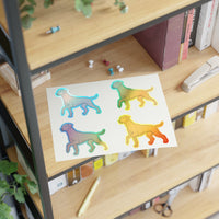 Rhodesian Ridgeback Sticker Sheets, 2 Sizes, Water Resistant Vinyl, Indoor/Outdoor, FREE Shipping, Made in USA!!