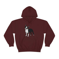 Boston Terrier Unisex Heavy Blend™ Hooded Sweatshirt, S - 5XL, 12 Colors, Cotton/Polyester, FREE Shipping, Made in USA!!