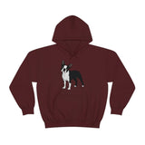 Boston Terrier Unisex Heavy Blend™ Hooded Sweatshirt, S - 5XL, 12 Colors, Cotton/Polyester, FREE Shipping, Made in USA!!