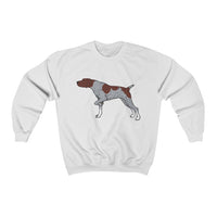 German Shorthaired Pointer Unisex Heavy Blend Crewneck Sweatshirt