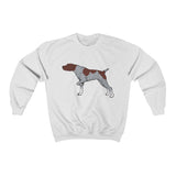 German Shorthaired Pointer Unisex Heavy Blend Crewneck Sweatshirt