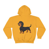 Dachshund Unisex Heavy Blend™ Hooded Sweatshirt, S - 5XL, 13 Colors, Cotton/Polyester, FREE Shipping, Made in USA!!