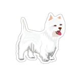 West Highland White Terrier Die-Cut Stickers, 5 Sizes, Water Resistant Vinyl, Indoor/Outdoor, Matte Finish, FREE Shipping, Made in USA!!